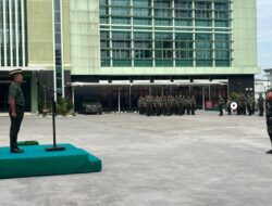 Kapok Sahli Pangdam XIX/ TT Pimpin Upacara Peringatan Hari Sumpah Pemuda ke-97