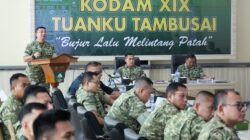 Pangdam Tegaskan Zero Error, Kodam XIX Tuanku Tambusai Pastikan Kesiapan Lat Ops dan Satgas Pamtas